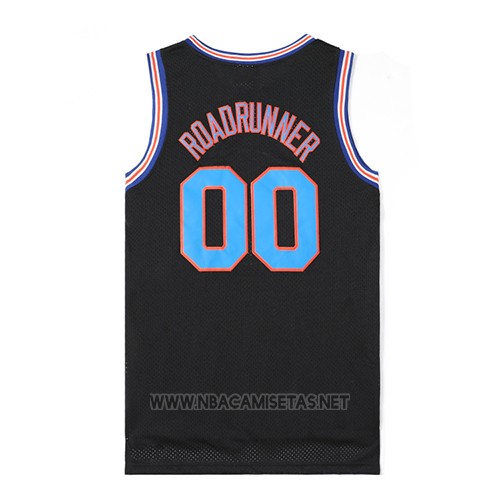 Camiseta Tune Squad Roadrunner NO 00 Negro